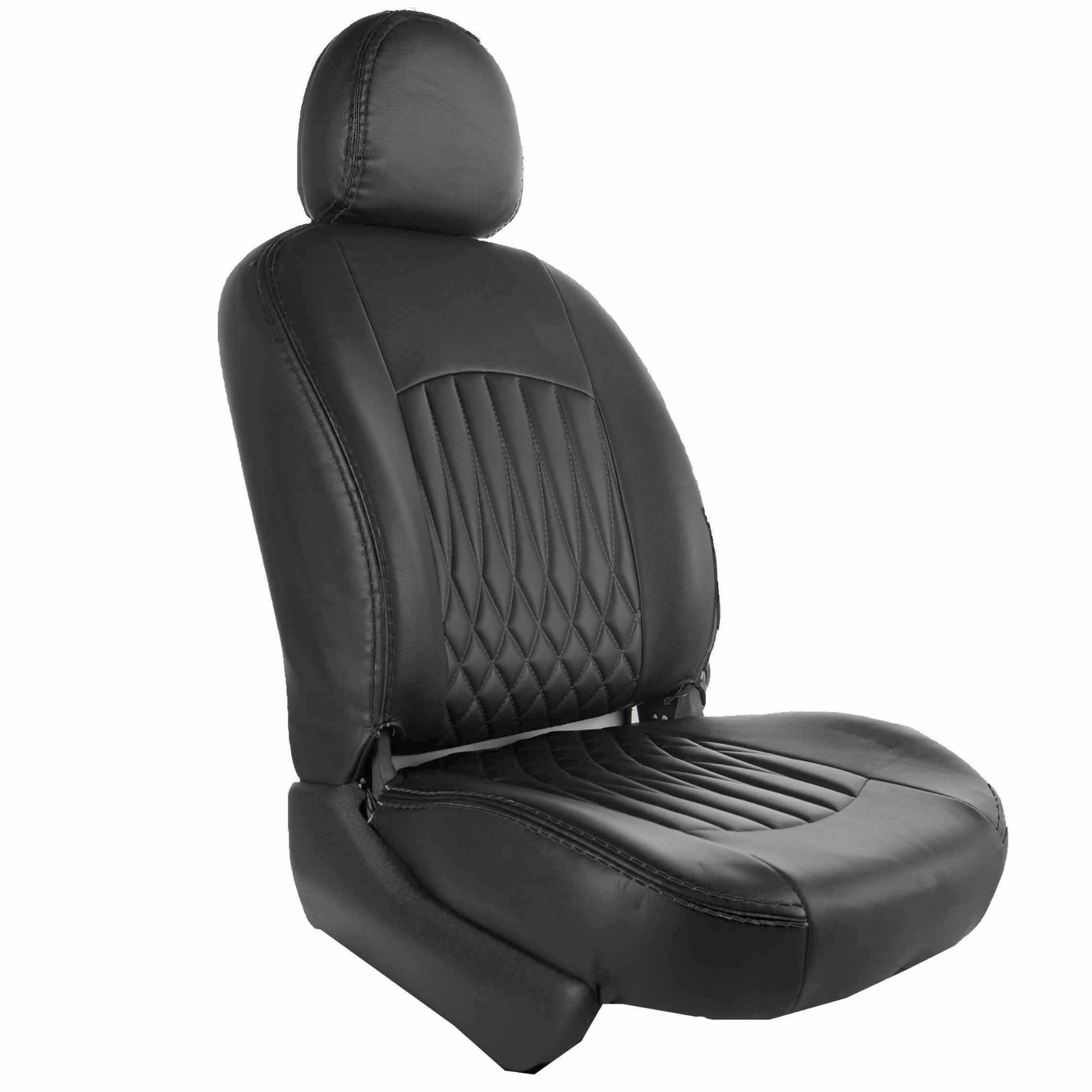 تصویر  روکش صندلی 206 چرم مصنوعی طرح بوگاتی جلوه مدل ribbon