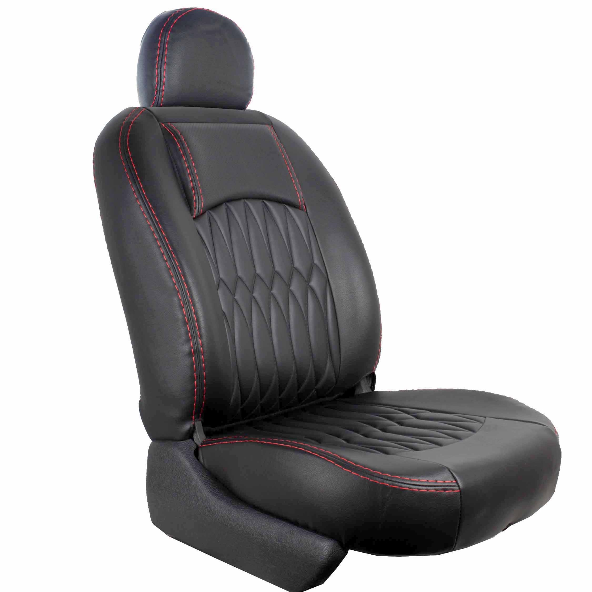 تصویر  روکش صندلی 405 صندلی جدید چرم مصنوعی طرح پورشه جلوه مدل ribbon