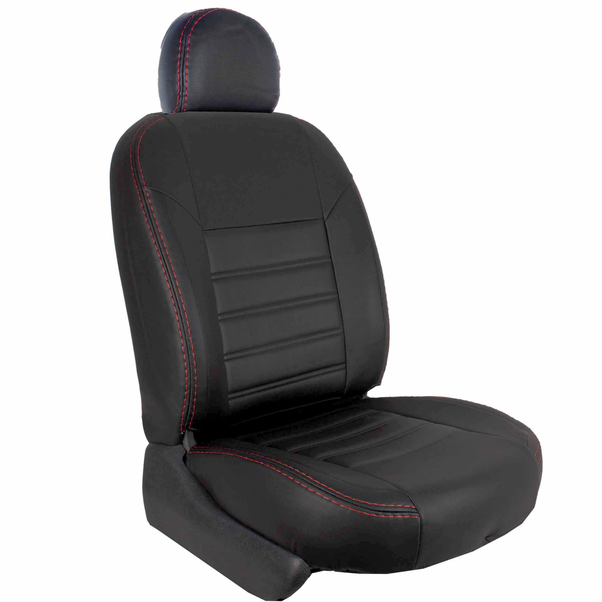 تصویر  روکش صندلی 405 صندلی جدید چرم مصنوعی طرح فراری جلوه مدل ribbon