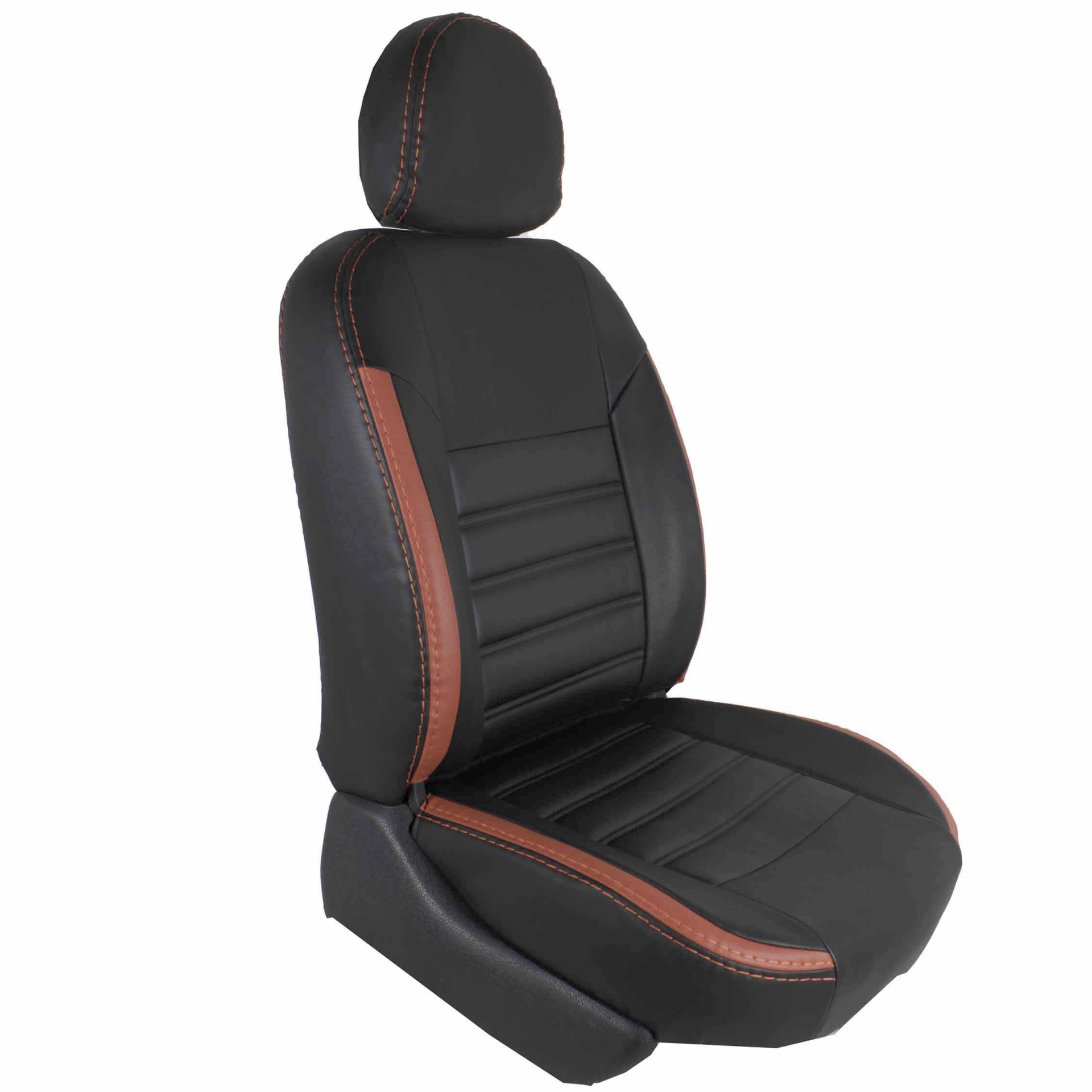 تصویر  روکش صندلی 405 صندلی جدید چرم مصنوعی طرح فراری جلوه مدل tasme
