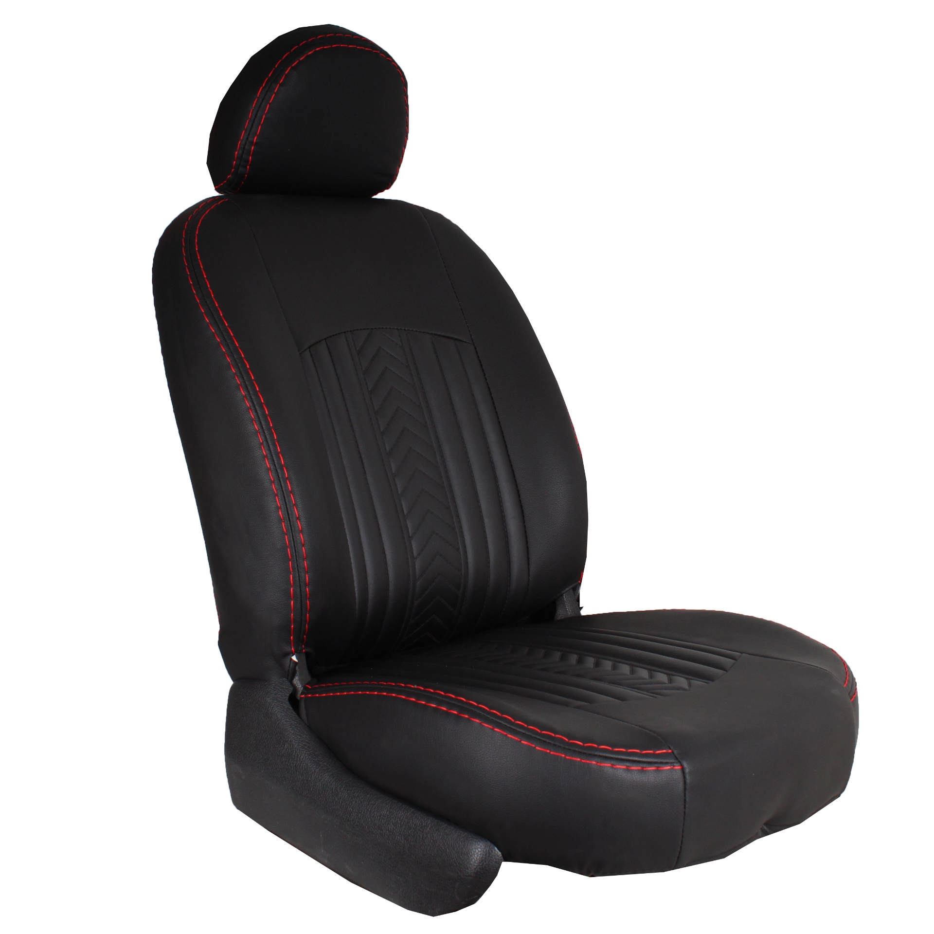 تصویر  روکش صندلی 206 چرم مصنوعی طرح مازراتی جلوه مدل ribbon
