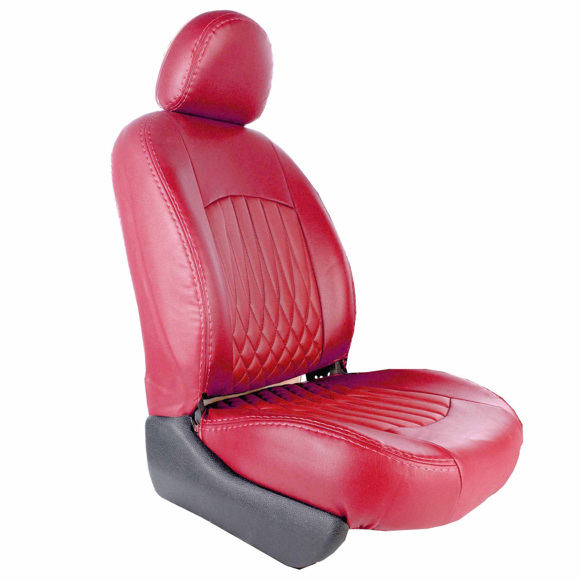 تصویر  روکش صندلی ام وی ام x22 چرم مصنوعی طرح بوگاتی جلوه مدل hue