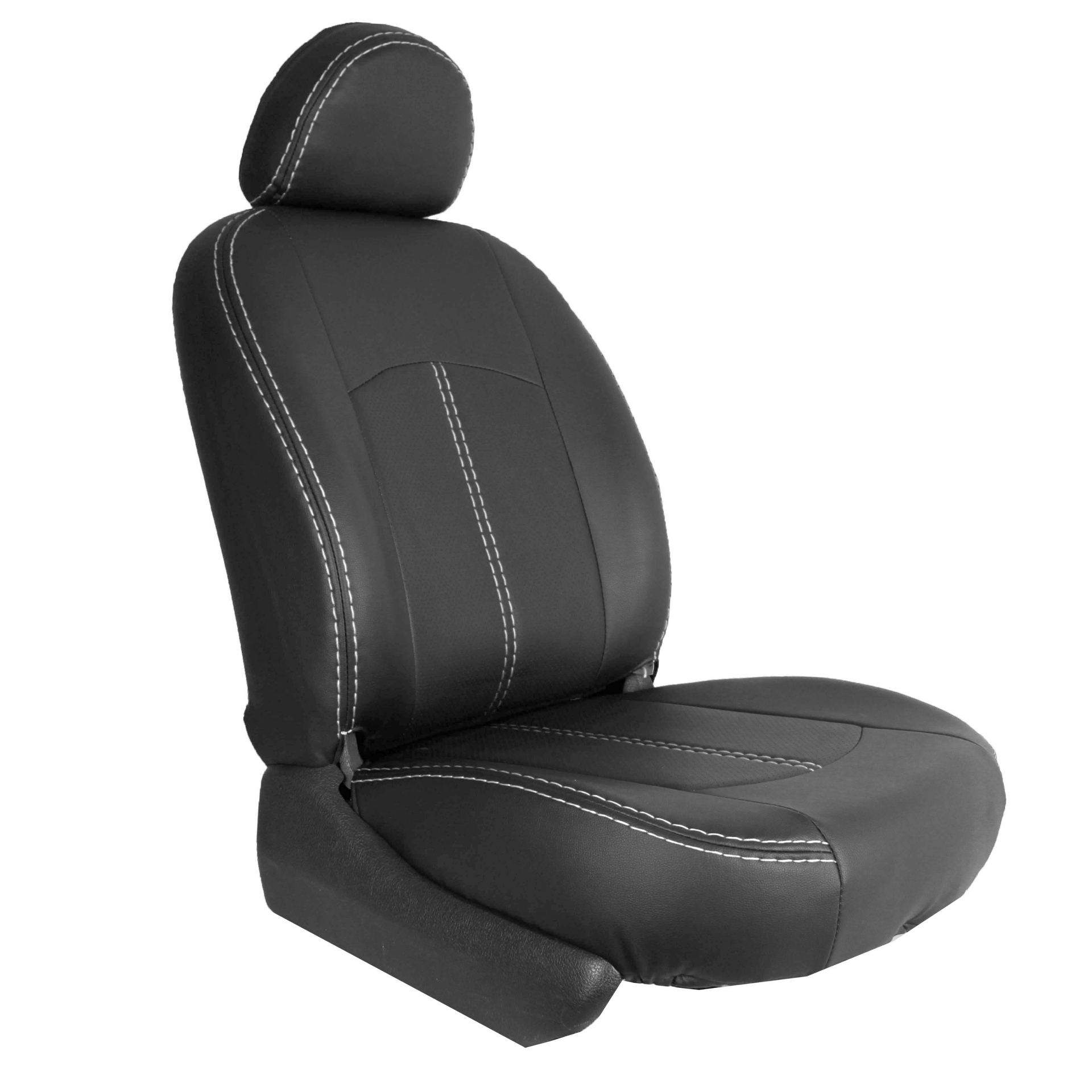 تصویر  روکش صندلی 405 صندلی جدید چرم مصنوعی طرح پانچ جلوه مدل ribbon