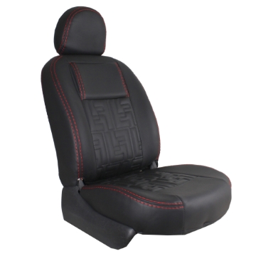 تصویر  روکش صندلی 405 صندلی جدید چرم مصنوعی طرح فندی جلوه مدل ribbon