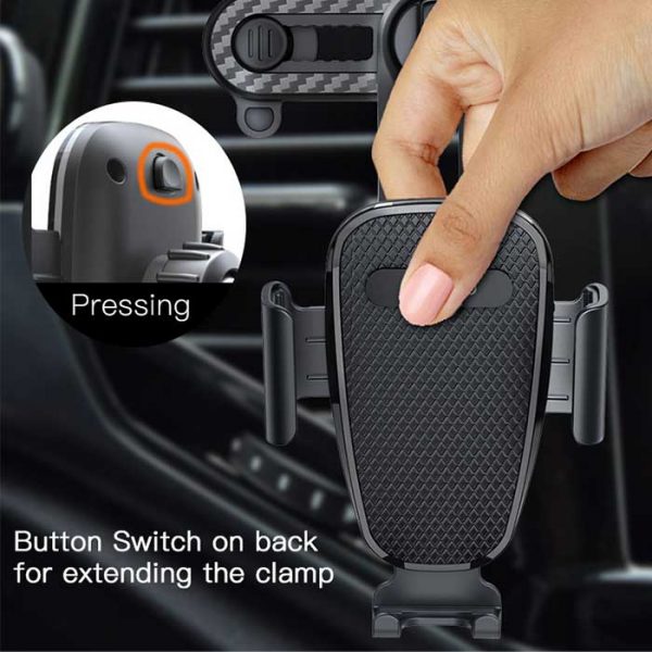 تصویر  نگهدارنده گوشی دریچه کولری یسیدو c105 مناسب برای تمام خودرو ها
