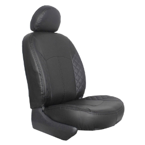 تصویر  روکش صندلی 206 چرم مصنوعی طرح مرسدس جلوه مدل ribbon