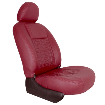 تصویر  روکش صندلی سمند صندلی جدید چرم مصنوعی طرح فندی جلوه مدل hue