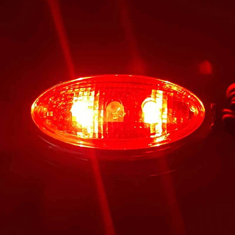 تصویر  لامپ آریایی 12 ولت 5 الدی قرمز کاسپین