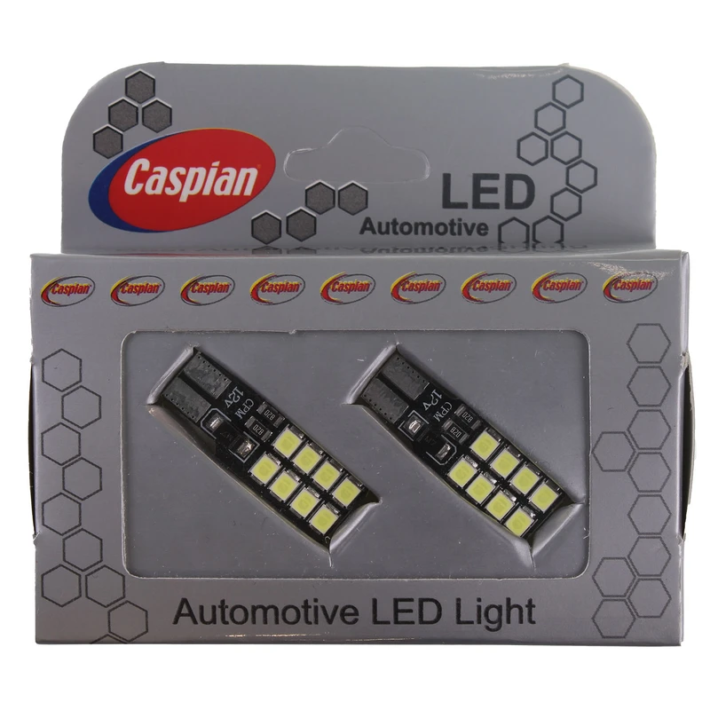 تصویر  لامپ آریایی 12 ولت 16 الدی یخی کاسپین