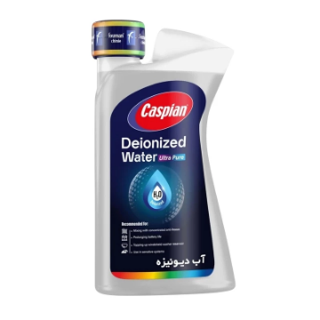 تصویر  آب دیونیزه آریان 1 لیتری کاسپین