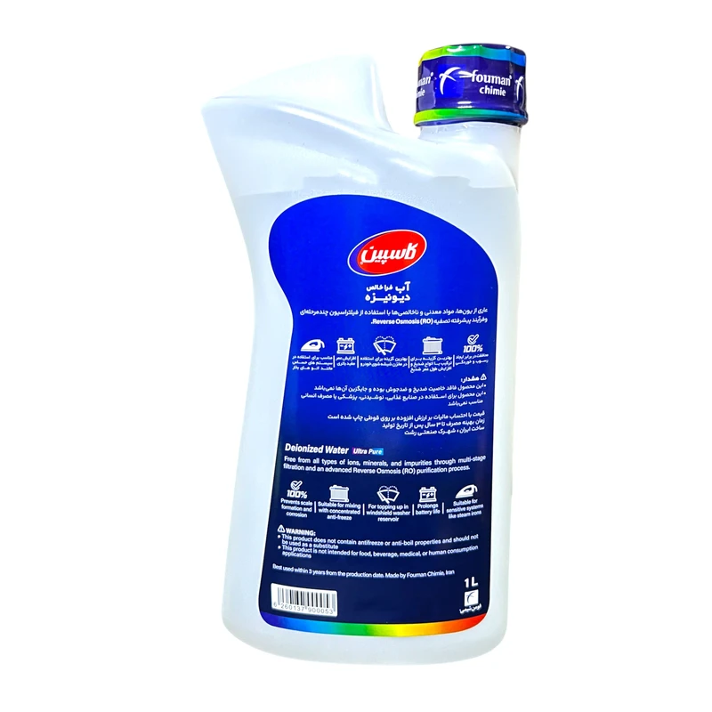 تصویر  آب دیونیزه آریان 1 لیتری کاسپین