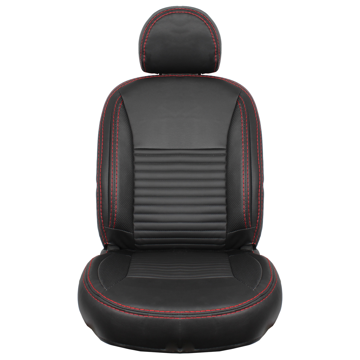 تصویر  روکش صندلی پراید صبا چرم مصنوعی طرح VIP جلوه مدل ribbon