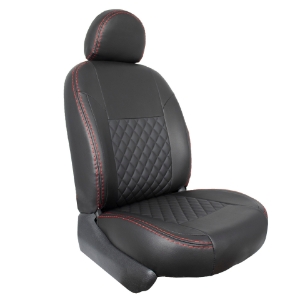 تصویر  روکش صندلی مزدا کارا (تک کابین) چرم مصنوعی طرح الماس جلوه مدل ribbon