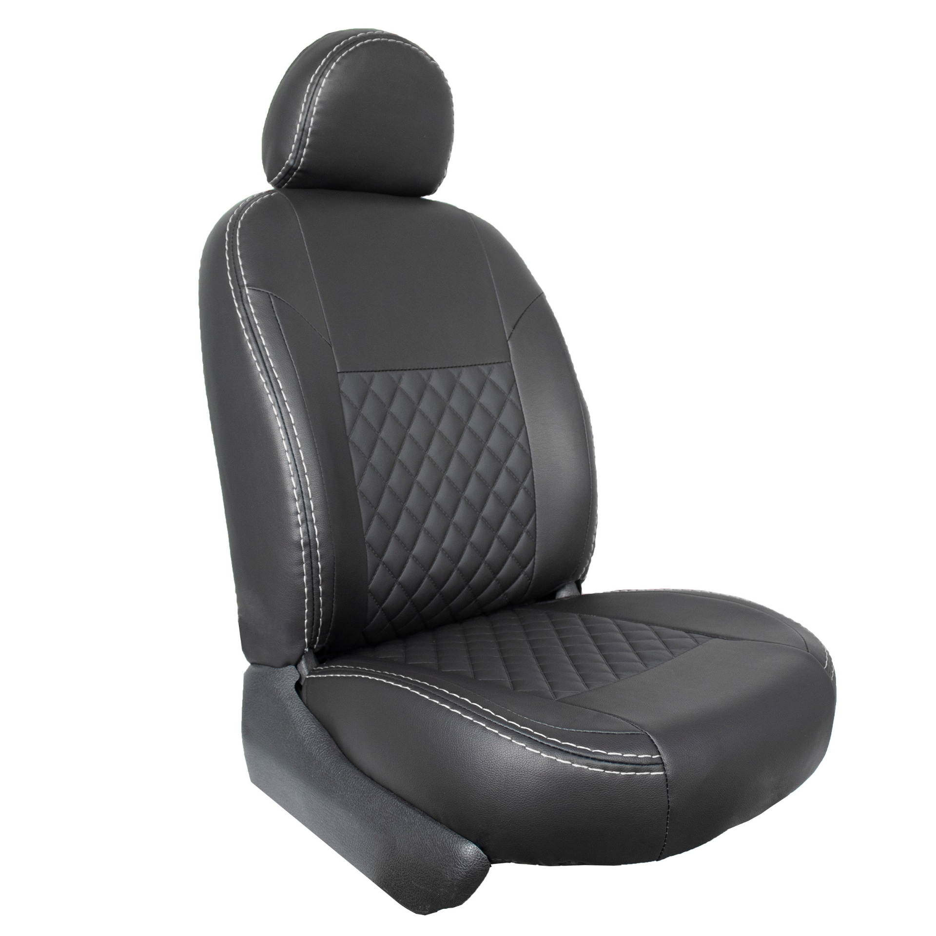 تصویر  روکش صندلی مزدا کارا (تک کابین) چرم مصنوعی طرح الماس جلوه مدل ribbon