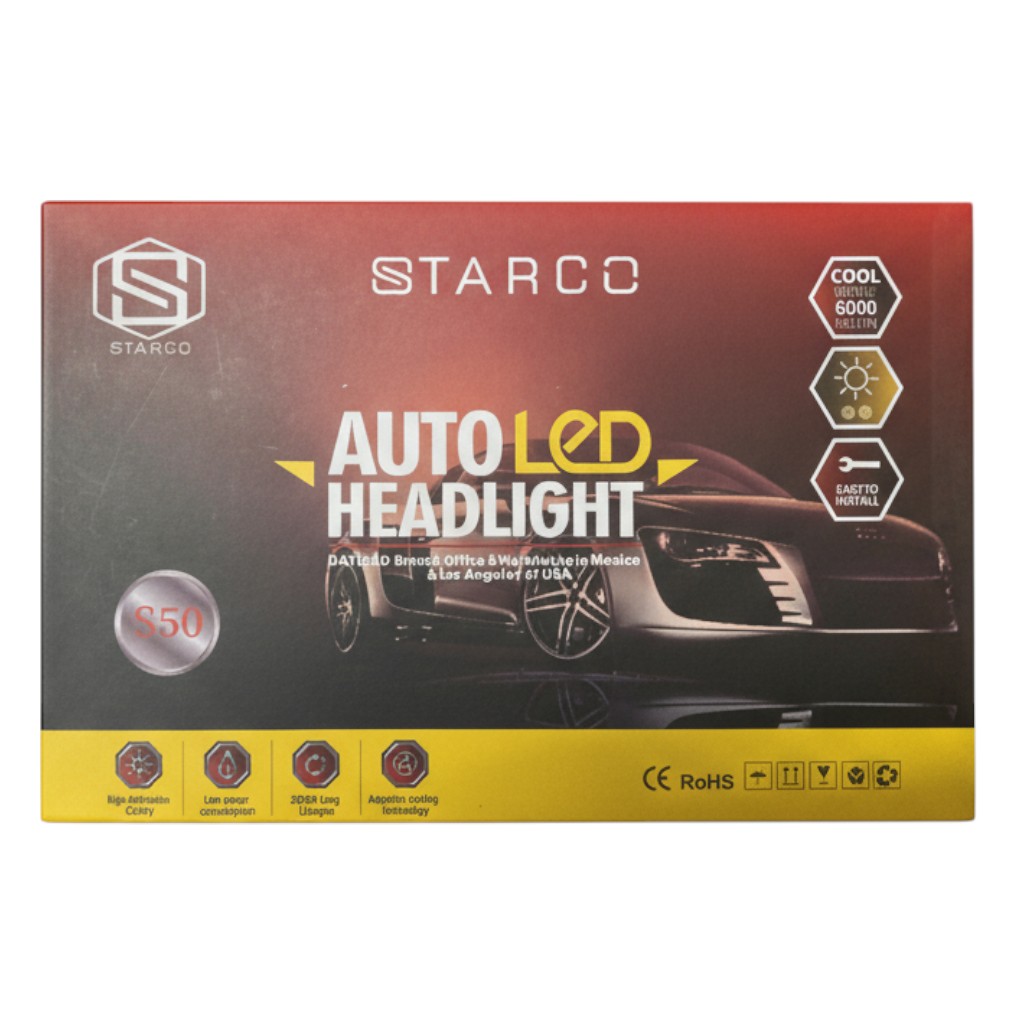 تصویر  لامپ خودرو هدلایت H3 STARCO s50