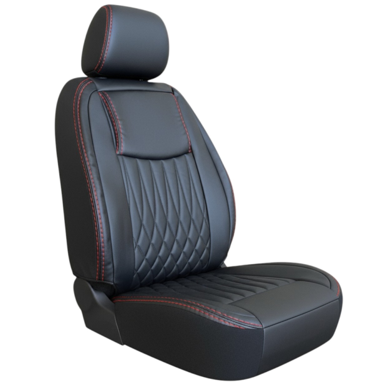 تصویر  روکش صندلی l90 چرم مصنوعی طرح بوگاتی بالشتک دار جلوه مدل ribbon