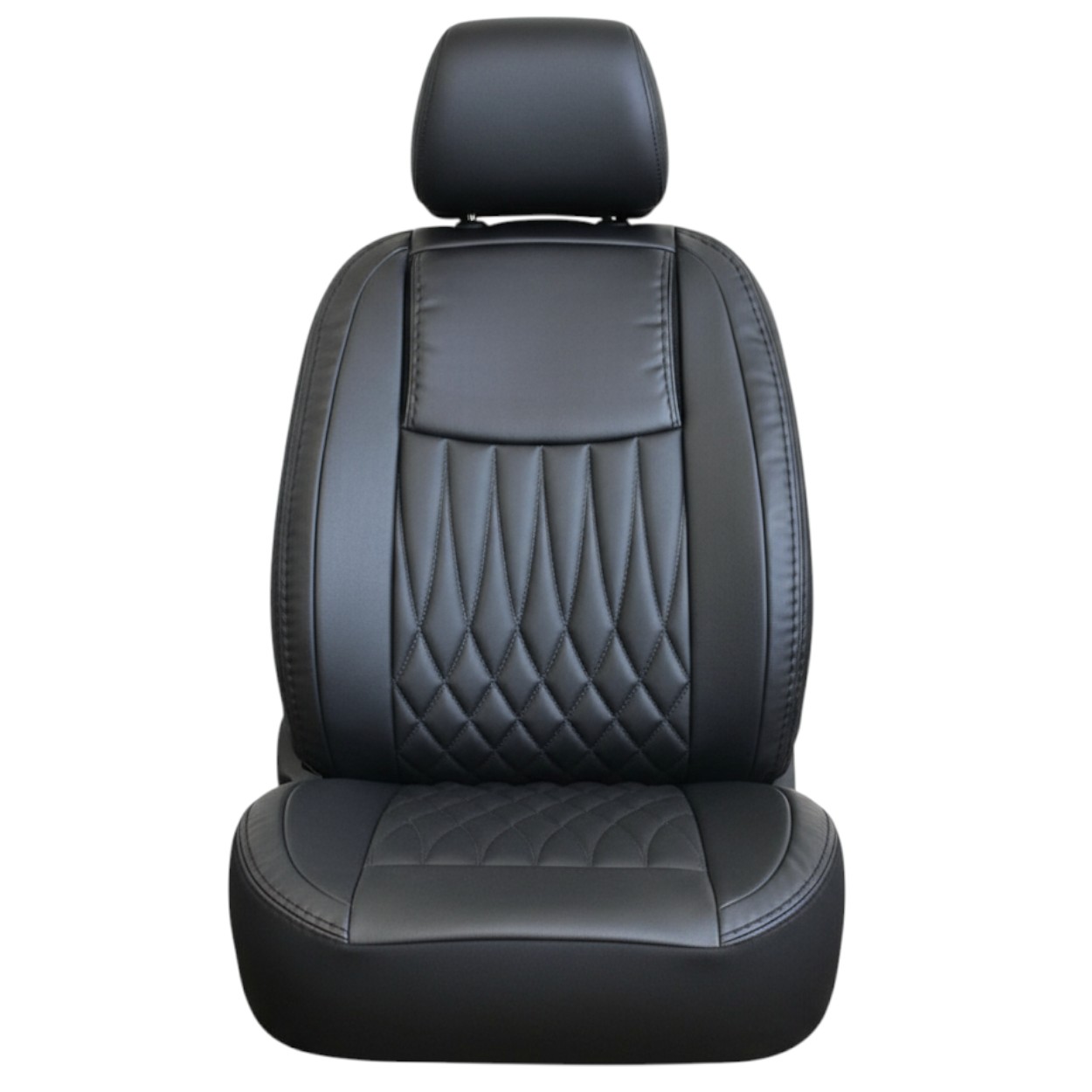 تصویر  روکش صندلی l90 چرم مصنوعی طرح بوگاتی بالشتک دار جلوه مدل ribbon