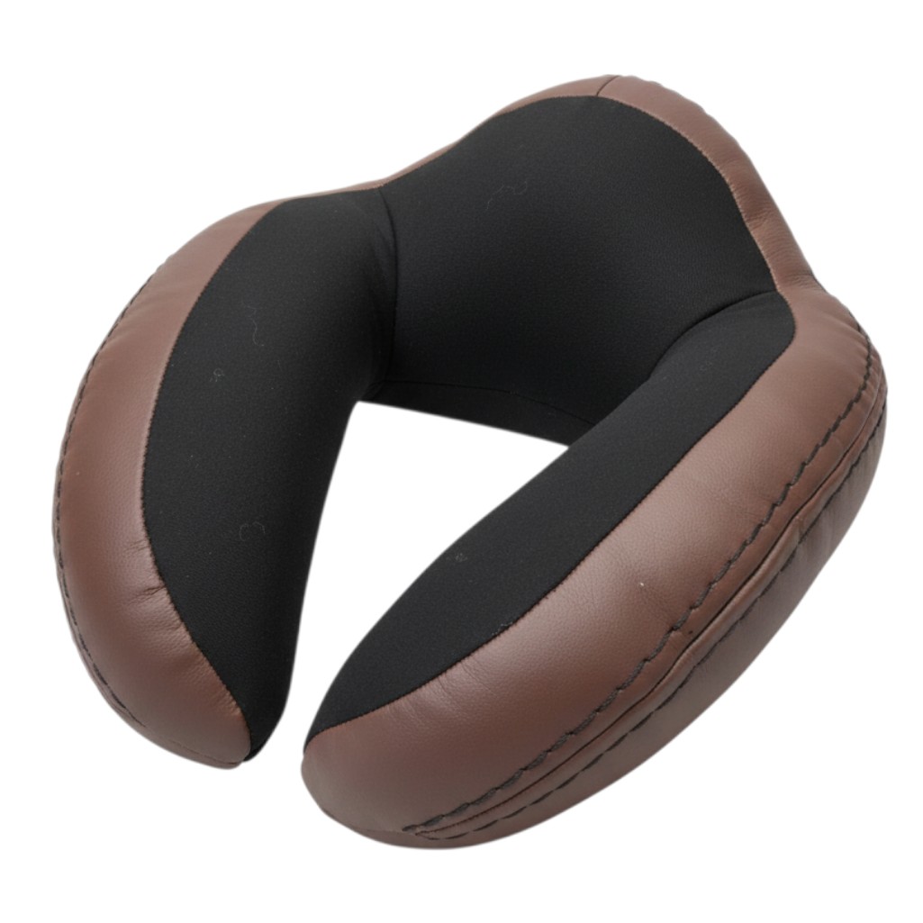 تصویر  پشت گردنی چرم مصنوعی ریلکسی جلوه