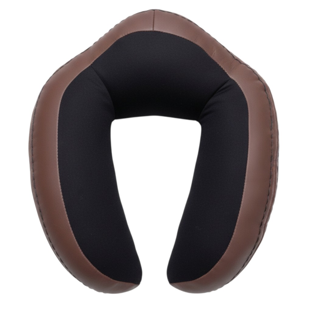 تصویر  پشت گردنی چرم مصنوعی ریلکسی جلوه