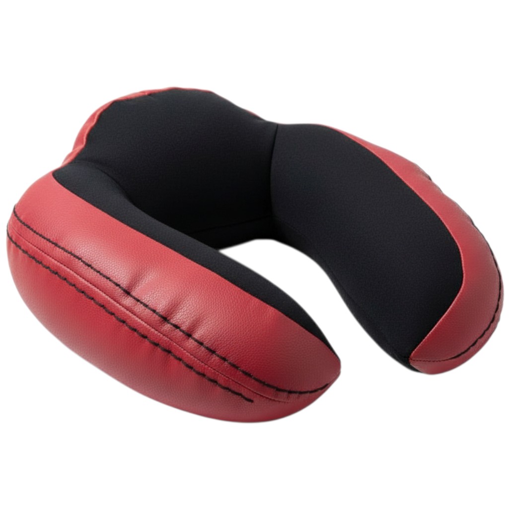 تصویر  پشت گردنی چرم مصنوعی ریلکسی جلوه