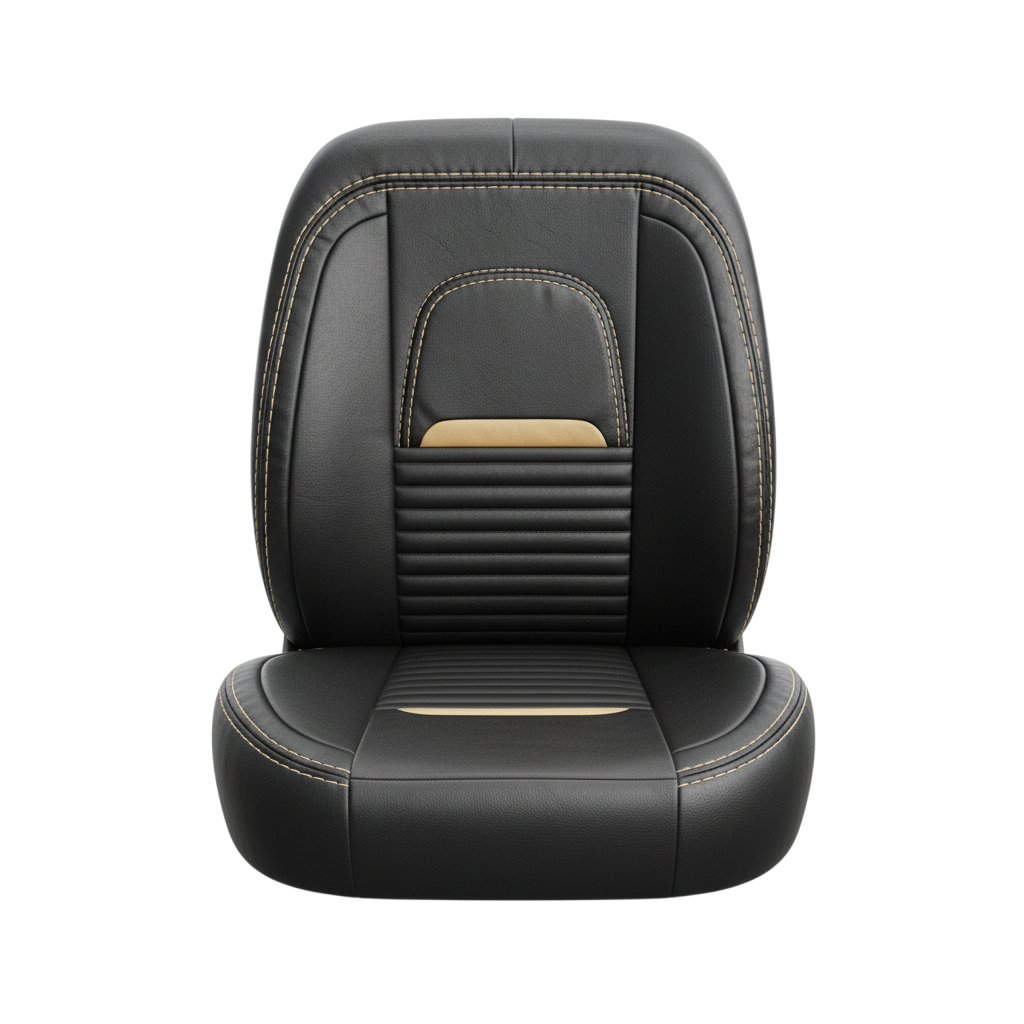 تصویر  روکش صندلی 206 چرم مصنوعی طرح تسلا جلوه مدل zone