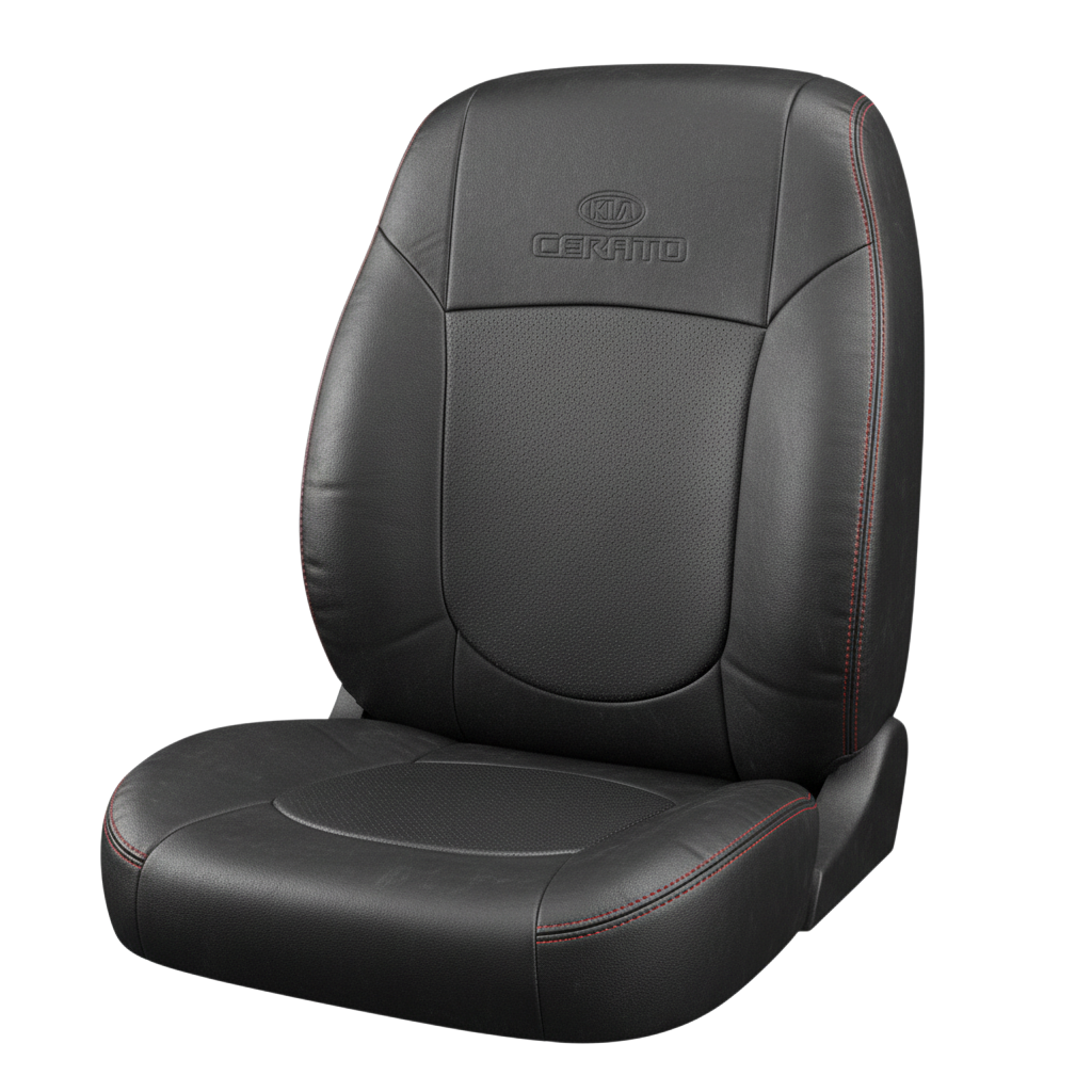 تصویر  روکش صندلی سراتو چرم طرح فابریکی جلوه مدل ribbon