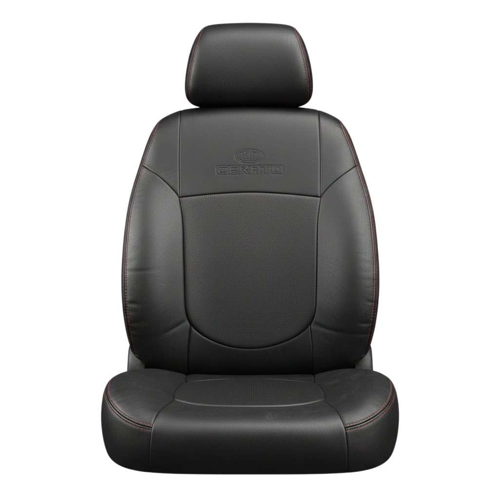 تصویر  روکش صندلی سراتو چرم طرح فابریکی جلوه مدل ribbon